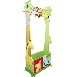 Kids Teamson FANTASY FIELDS - SUNNY SAFARI DRESS UP VALET RACK, MULTICOLOR- FINAL SALE