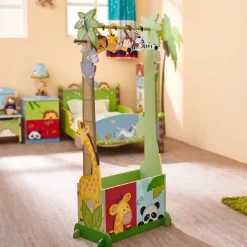 Kids Teamson FANTASY FIELDS - SUNNY SAFARI DRESS UP VALET RACK, MULTICOLOR- FINAL SALE