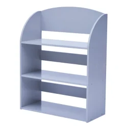 Kids Teamson Fantasy Fields Child Sized Bookcase with 3 Shelves, Gray- FINAL SALE