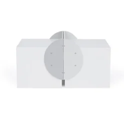 Kids Teamson Fantasy Fields Kids Biscay Bricks Square Table and Two Chair Cubes with Underneath Storage, Gray/White- FINAL SALE