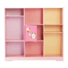 Kids Teamson Fantasy Fields Kids Painted Magic Garden Adjustable Cube Bookshelf, Pink