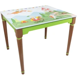 Kids Teamson Fantasy Fields Knights and Dragons Kids Play Table, Multi -FINAL SALE