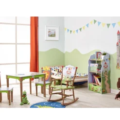 Kids Teamson Fantasy Fields Knights and Dragons Kids Play Table, Multi -FINAL SALE