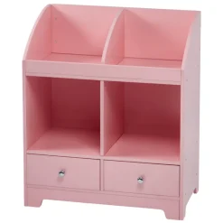 Kids Teamson Fantasy Fields Little Princess Cindy Kids 4-Cube Storage Cubby, Pink -FINAL SALE