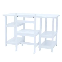 Kids Teamson Fantasy Fields Play Desk with Shelves and Chair, White- FINAL SALE