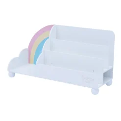 Kids Teamson Fantasy Fields Rainbow Display Bookcase, White- FINAL SALE
