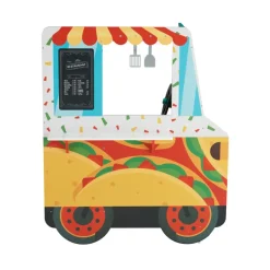 Kids Teamson My Little Helper Kids Play Taco Truck Playset with Accessories