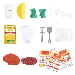Kids Teamson My Little Helper Kids Play Taco Truck Playset with Accessories