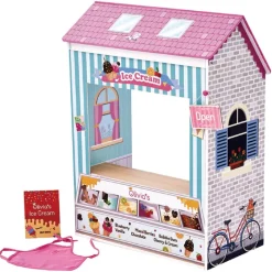 Kids Teamson OLIVIA'S LITTLE WORLD - OLIVIA'S CLASSIC CONVERTIBLE PLAY HOUSE 4-IN-1, PINK- FINAL SALE