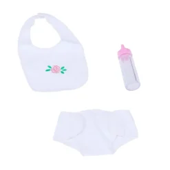 Kids Teamson Olivia's Little World Aurora Princess Baby Doll Crib with Storage, Pink