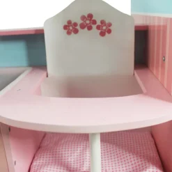 Kids Teamson Olivia's Little World Baby Dolls Changing Station Dollshouse with Storage, Multi