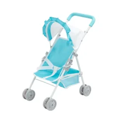 Kids Teamson Olivia's Little World Baby Doll 3pc Nursery Set, Blue & White