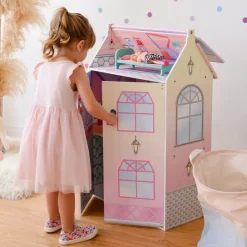 Kids Teamson Olivia's Little World Dreamland Glass-Look Dollshouse for 12" Dolls, Multi-Color