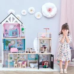Kids Teamson Olivia's Little World Dreamland 3-Story Mansion Dollhouse for 12" Dolls- FINAL SALE