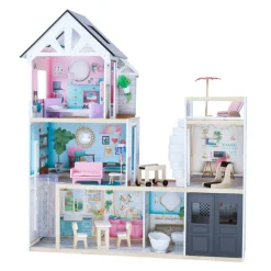 Kids Teamson Olivia's Little World Dreamland 3-Story Mansion Dollhouse for 12