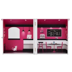 Kids Teamson Olivia's Little World Dreamland City CafÃƒÂ© Dollshouse, Pink -FINAL SALE