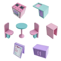 Kids Teamson Olivia's Little World Food Truck Dollhouse & Accessories for 3.5
