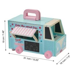 Kids Teamson Olivia's Little World Food Truck Dollhouse & Accessories for 3.5