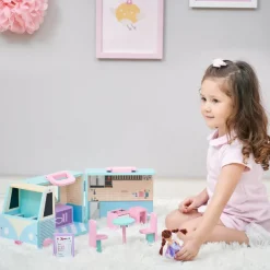 Kids Teamson Olivia's Little World Food Truck Dollhouse & Accessories for 3.5