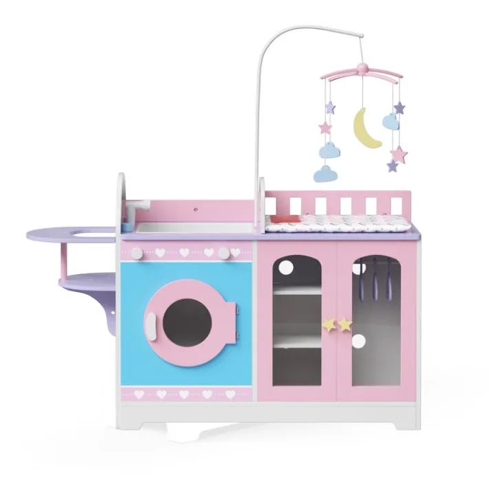 Kids Teamson Olivia's Little World 6-in-1 Baby Doll Changing Station, Pink