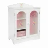 Kids Teamson Olivia's Little World Little Princess Toy Closet with Hangers for 18" Dolls, Gray/Pink