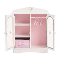 Kids Teamson Olivia's Little World Little Princess Toy Closet with Hangers for 18