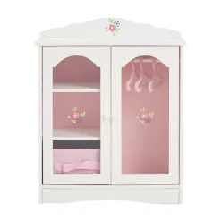 Kids Teamson Olivia's Little World Little Princess Toy Closet with Hangers for 18