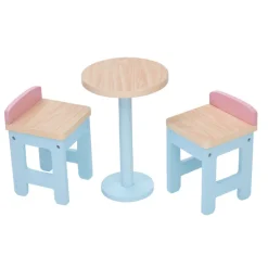 Kids Teamson Olivia's Little World Modern Nordic Princess Roundtable and 2 Stools, Multicolor -FINAL SALE