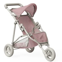 Kids Teamson Olivia's Little World Polka Dot Princess Baby Doll Jogging Stroller, Pink/Gray
