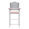 Kids Teamson Olivia's Little World Polka Dots Princess Kids Baby Dolls High Chair, Gray