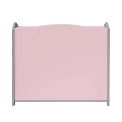 Kids Teamson Olivia's Little World Polka Dots Princess Baby Doll Crib with Storage, Pink/Gray
