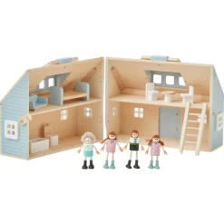 Kids Teamson Olivia's Little World Quaint Portable Dolls Cottage & Accessories for 3.5" Dolls