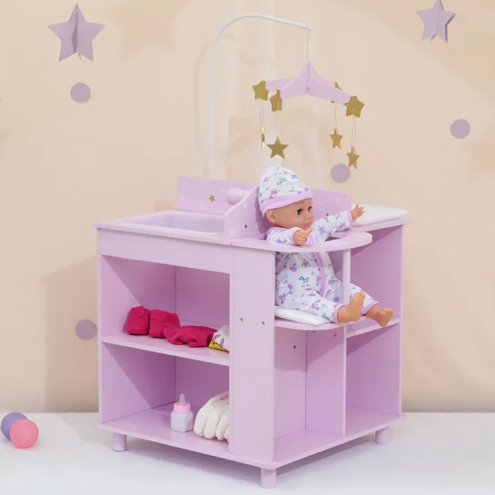 Kids Teamson Olivia's Little World Twinkle Stars Princess 4-in-1 Baby Dolls Furniture