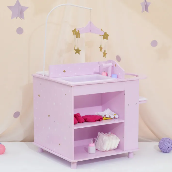 Kids Teamson Olivia's Little World Twinkle Stars Princess 4-in-1 Baby Dolls Furniture