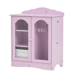 Kids Teamson Olivia's Little World Twinkle Stars Princess Fancy Closet with Hangers for 18