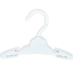 Kids Teamson Sophia’s 7 1/2" Plastic Hangers 10 Pack Set for 18" Dolls, White