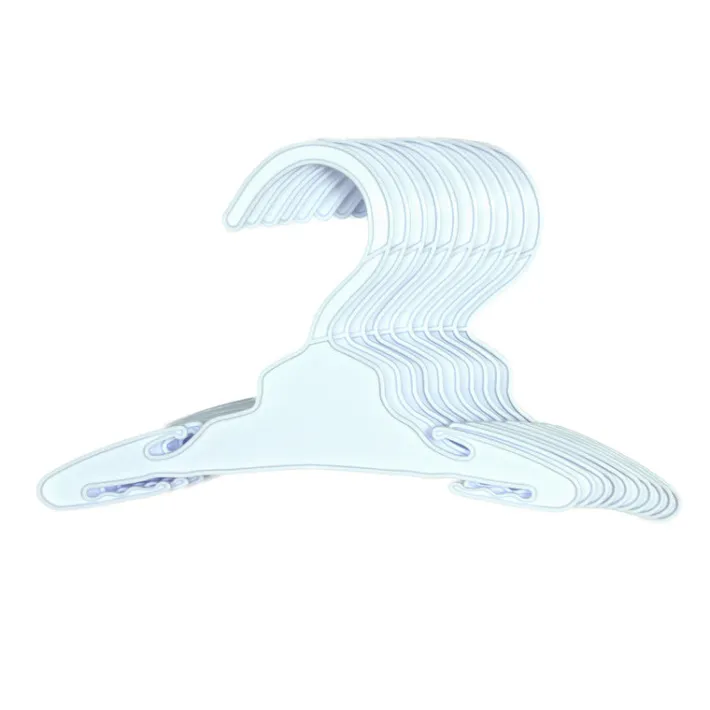 Kids Teamson Sophia’s 7 1/2" Plastic Hangers 10 Pack Set for 18" Dolls, White