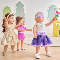 Kids Teamson Sophia´s 18'' Doll Piñata Birthday Party Outfit Set with Accessories