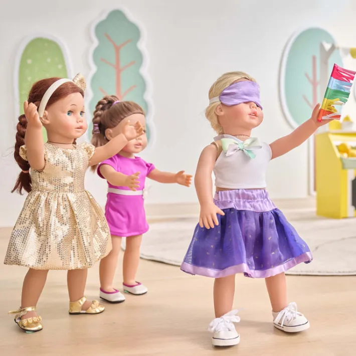 Kids Teamson Sophia´s 18'' Doll Piñata Birthday Party Outfit Set with Accessories