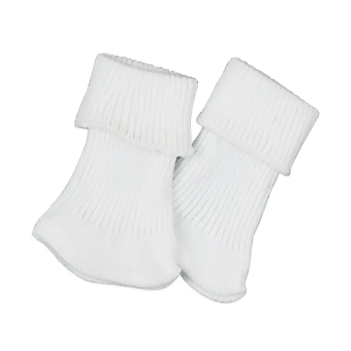 Kids Teamson Sophia's 2 Pair of Dressy Ankle Socks for 18" Dolls, White