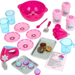 Kids Teamson Sophia's 26 pc. Baking Accessories Set for 18" Dolls, Pink -FINAL SALE