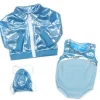 Kids Teamson Sophia's 3 pcs Gymnastics Set with Leotard, Jacket, and Bag for 18'' Dolls, Aqua