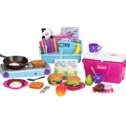 Kids Teamson Sophia's 9 Piece Camp Stove and Food Set for 18