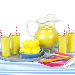 Kids Teamson Sophia's 21 Piece Desserts and Lemonade Set for 18'' Dolls, Multicolor