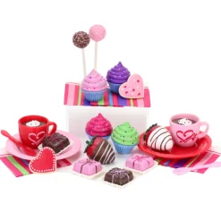 Kids Teamson Sophia's 20 Piece Hot Chocolate and Desserts Set for 18" Dolls
