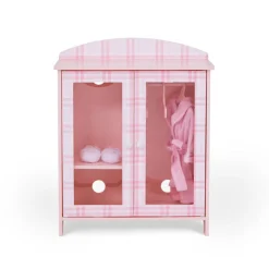 Kids Teamson Sophia's by Kids Aurora Princess Closet, Robe, Slippers for 18" Dolls, Pink- FINAL SALE
