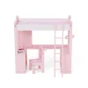 Kids Teamson Sophia's by Kids Loft Bed, Desk, Chair, & Accessories for 18" Dolls, Pink- FINAL SALE