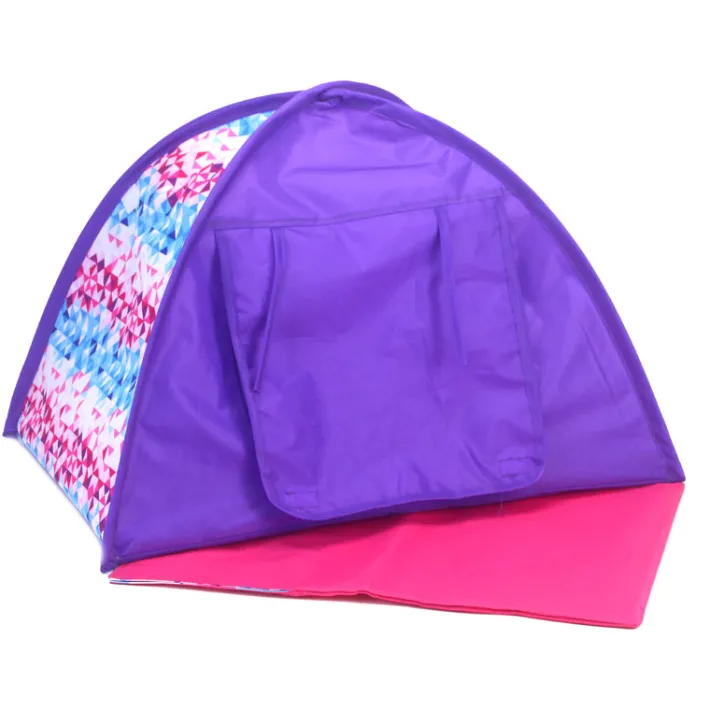 Kids Teamson Sophia's Camping Tent and Sleeping Bag Playset for 18' Dolls, Multi -FINAL SALE