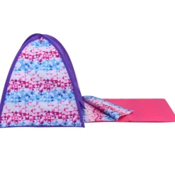 Kids Teamson Sophia's Camping Tent and Sleeping Bag Playset for 18' Dolls, Multi -FINAL SALE