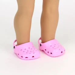 Kids Teamson Sophia’s Clog Sandal Shoes Accessory for 18" Dolls, Light Pink